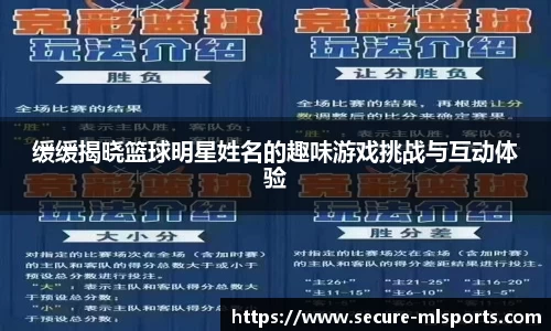 缓缓揭晓篮球明星姓名的趣味游戏挑战与互动体验